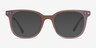 Kaleidoscope Iridescent Purple AcetateEyeglass Frames from EyeBuyDirect, with Tinted Lenses