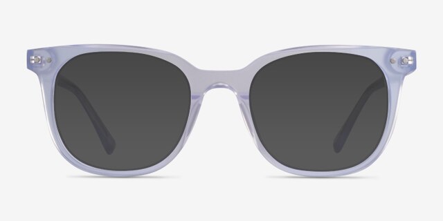 Kaleidoscope Iridescent Clear AcetateEyeglass Frames from EyeBuyDirect, with Tinted Lenses