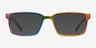 Unity Rainbow PlasticEyeglass Frames from EyeBuyDirect, with Tinted Lenses