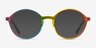 Diversity Rainbow PlasticEyeglass Frames from EyeBuyDirect, with Tinted Lenses