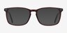 California Clear Brown AcetateEyeglass Frames from EyeBuyDirect, with Tinted Lenses