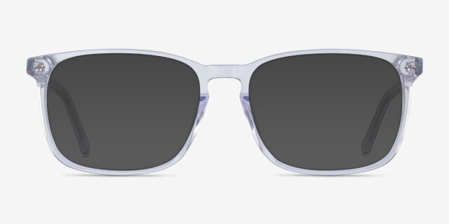 California Clear AcetateEyeglass Frames from EyeBuyDirect, with Tinted Lenses