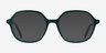 Pigment Green AcetateEyeglass Frames from EyeBuyDirect, with Tinted Lenses