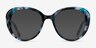 Peony Blue Tortoise AcetateEyeglass Frames from EyeBuyDirect, with Tinted Lenses