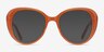 Peony Clear Orange AcetateEyeglass Frames from EyeBuyDirect, with Tinted Lenses
