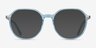 Niagara Clear Blue AcetateEyeglass Frames from EyeBuyDirect, with Tinted Lenses