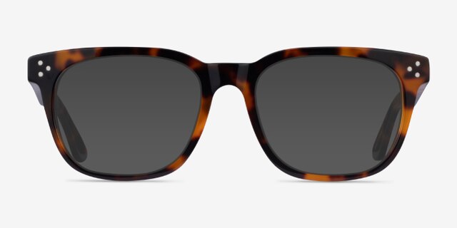 Adriatic Tortoise AcetateEyeglass Frames from EyeBuyDirect, with Tinted Lenses