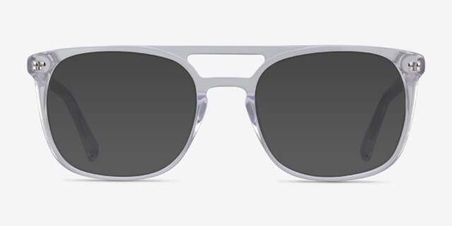 Eclipse Clear AcetateEyeglass Frames from EyeBuyDirect, with Tinted Lenses