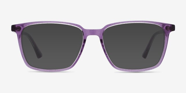 Juliana Glitter Purple AcetateEyeglass Frames from EyeBuyDirect, with Tinted Lenses