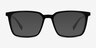 Basic Black AcetateEyeglass Frames from EyeBuyDirect, with Tinted Lenses