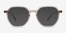 Tiki Champagne AcetateEyeglass Frames from EyeBuyDirect, with Tinted Lenses
