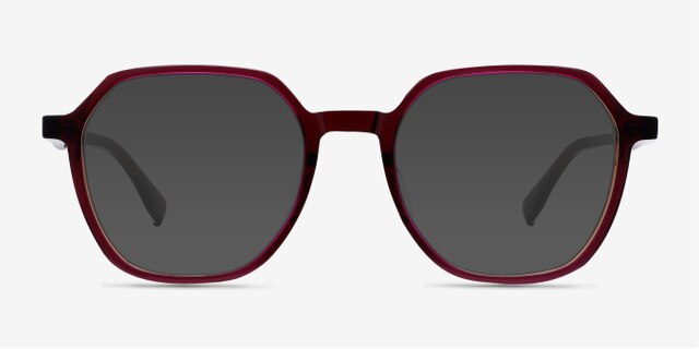 Oscar Brown   Pink AcétateMontures de lunettes de vue d'EyeBuyDirect, Avec des Verres Teintés