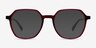 Oscar Brown   Pink AcétateMontures de lunettes de vue d'EyeBuyDirect, Avec des Verres Teintés