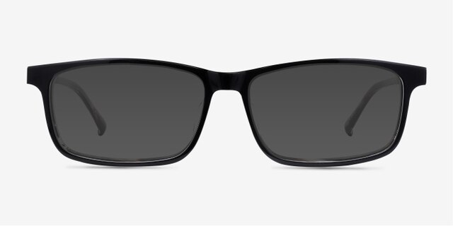 Jonas Black Striped AcetateEyeglass Frames from EyeBuyDirect, with Tinted Lenses