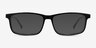 Jonas Black Striped AcetateEyeglass Frames from EyeBuyDirect, with Tinted Lenses