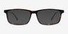 Jonas Tortoise   Black AcetateEyeglass Frames from EyeBuyDirect, with Tinted Lenses