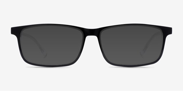 Jonas Black   Clear AcetateEyeglass Frames from EyeBuyDirect, with Tinted Lenses
