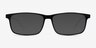 Jonas Black   Clear AcetateEyeglass Frames from EyeBuyDirect, with Tinted Lenses