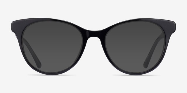Cloris Black Tortoise AcetateEyeglass Frames from EyeBuyDirect, with Tinted Lenses