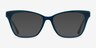 Jelly Teal Purple AcetateEyeglass Frames from EyeBuyDirect, with Tinted Lenses