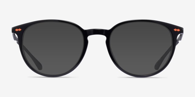 Sammy Black AcetateEyeglass Frames from EyeBuyDirect, with Tinted Lenses