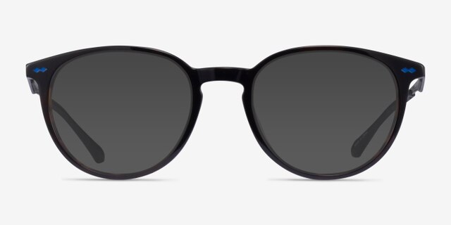 Sammy Tortoise Black AcetateEyeglass Frames from EyeBuyDirect, with Tinted Lenses