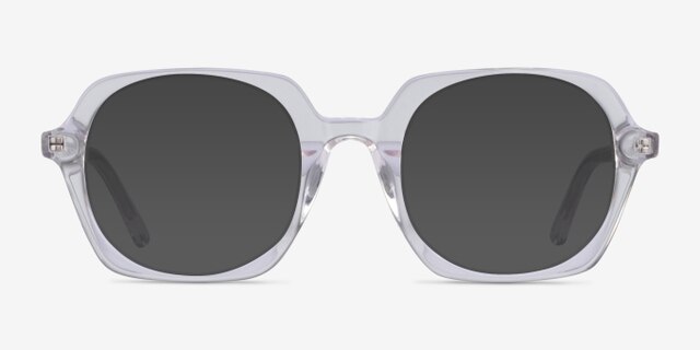Faubourg Transparent AcétateMontures de lunettes de vue d'EyeBuyDirect, Avec des Verres Teintés