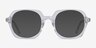 Faubourg Transparent AcétateMontures de lunettes de vue d'EyeBuyDirect, Avec des Verres Teintés