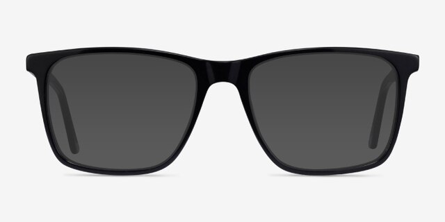 Francisco Black AcetateEyeglass Frames from EyeBuyDirect, with Tinted Lenses