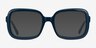 Provence Dark Blue AcetateEyeglass Frames from EyeBuyDirect, with Tinted Lenses