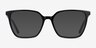 Nobel Black AcetateEyeglass Frames from EyeBuyDirect, with Tinted Lenses