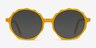 Anemone Clear Yellow AcetateEyeglass Frames from EyeBuyDirect, with Tinted Lenses