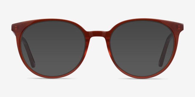 Janice Brown AcetateEyeglass Frames from EyeBuyDirect, with Tinted Lenses