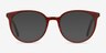 Janice Brown AcetateEyeglass Frames from EyeBuyDirect, with Tinted Lenses