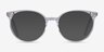 Janice Clear AcetateEyeglass Frames from EyeBuyDirect, with Tinted Lenses