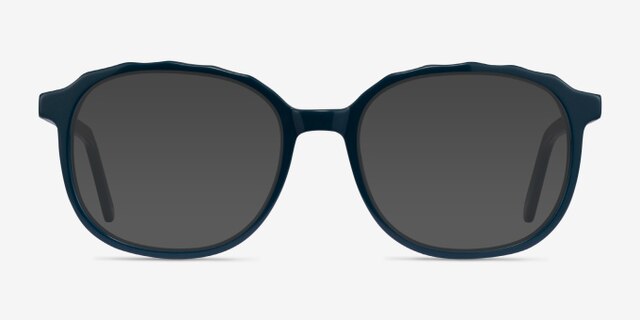 Maria Teal AcetateEyeglass Frames from EyeBuyDirect, with Tinted Lenses