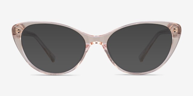Twinkle Clear Brown AcetateEyeglass Frames from EyeBuyDirect, with Tinted Lenses