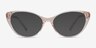 Twinkle Clear Brown AcetateEyeglass Frames from EyeBuyDirect, with Tinted Lenses