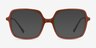 Domingo Brown AcetateEyeglass Frames from EyeBuyDirect, with Tinted Lenses