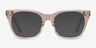 Lunar Clear Brown AcetateEyeglass Frames from EyeBuyDirect, with Tinted Lenses