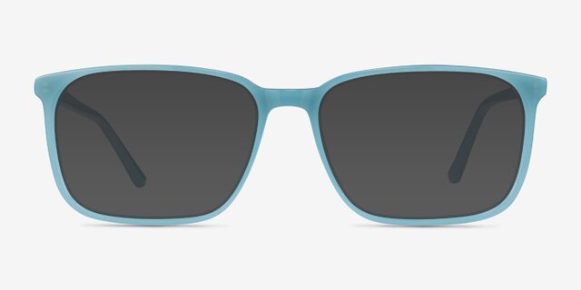 Tony Bleu AcétateMontures de lunettes de vue d'EyeBuyDirect, Avec des Verres Teintés