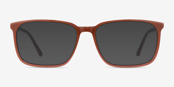Lunettes I-Spax ANTHONY Monture Carrée Marron Noir - Neuves Sans étiquette - Dimensions Complètes