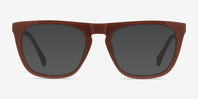 Zephyr Brown AcetateEyeglass Frames from EyeBuyDirect, with Tinted Lenses