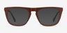 Zephyr Brown AcetateEyeglass Frames from EyeBuyDirect, with Tinted Lenses