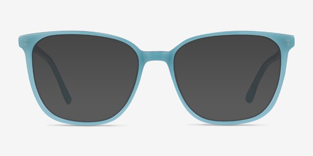 Outside Blue AcetateEyeglass Frames from EyeBuyDirect, with Tinted Lenses
