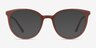 Apogee Brown AcetateEyeglass Frames from EyeBuyDirect, with Tinted Lenses