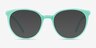 Apogee Green AcetateEyeglass Frames from EyeBuyDirect, with Tinted Lenses
