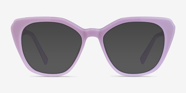 Judy Purple AcetateEyeglass Frames from EyeBuyDirect, with Tinted Lenses