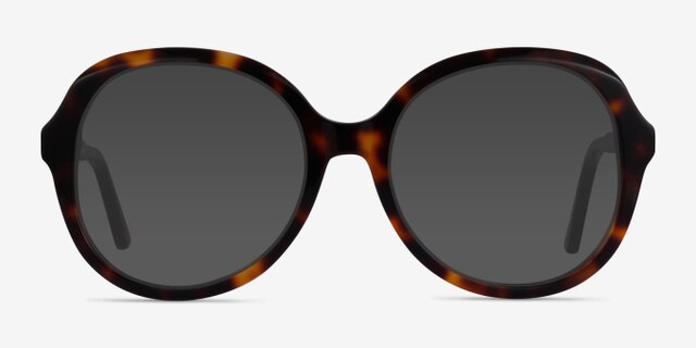 Florescence Tortoise AcetateEyeglass Frames from EyeBuyDirect, with Tinted Lenses