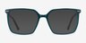 Ephemeral Teal Tortoise AcetateEyeglass Frames from EyeBuyDirect, with Tinted Lenses